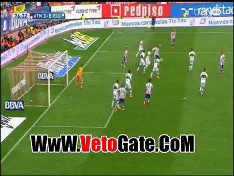 جريزمان يتقدم بالهدف الثالث لأتليتكو مدريد في مرمى ألتشى
