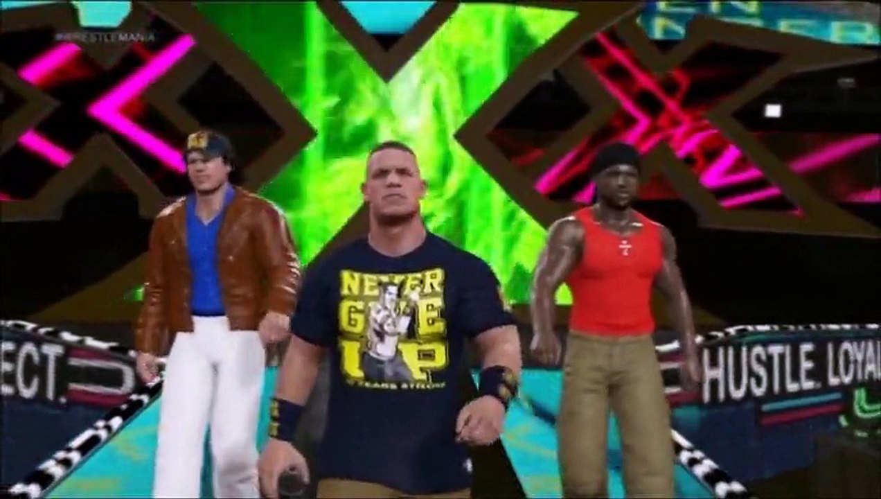Wrestlemania 31 part 7 [John Cena(c) vs Randy Orton vs Cody Rhodes - WEVO Championship]
