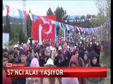 Çanakkale'de 100 yıl önce destan yazan efsane 57'nci Alay 'Vefa yürüyüşü' ile böyle anıldı