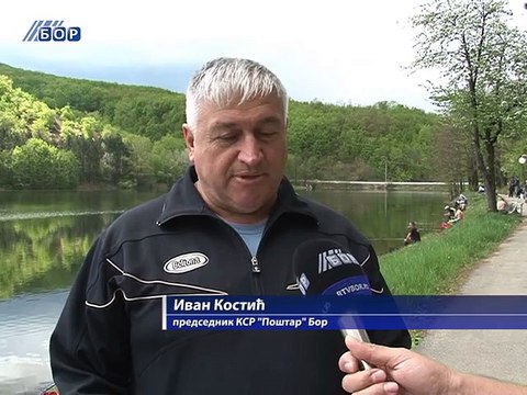Takmičenje ribolovaca na Borskom jezeru, 25. april 2015. (RTV Bor)