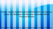 COOL VIDEO GAMES ACCESSORIES!!!10 X Battery Cover for Nintendo Wii Remote Controller White Review