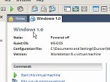 Windows 1.01 in action on Windows XP - Virtual Machine