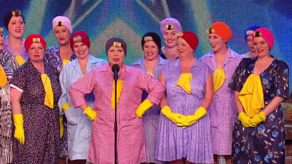 The Ruby Reds extremely vibrant performances | Britain's Got Talent 2015 | Audition Week 1