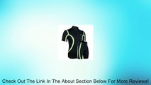 Cycling Men Bike Bicycle Short Shirt & Shorts Pant Jersey Suit Black & Fluorescent Green f_o80 XXXL Review