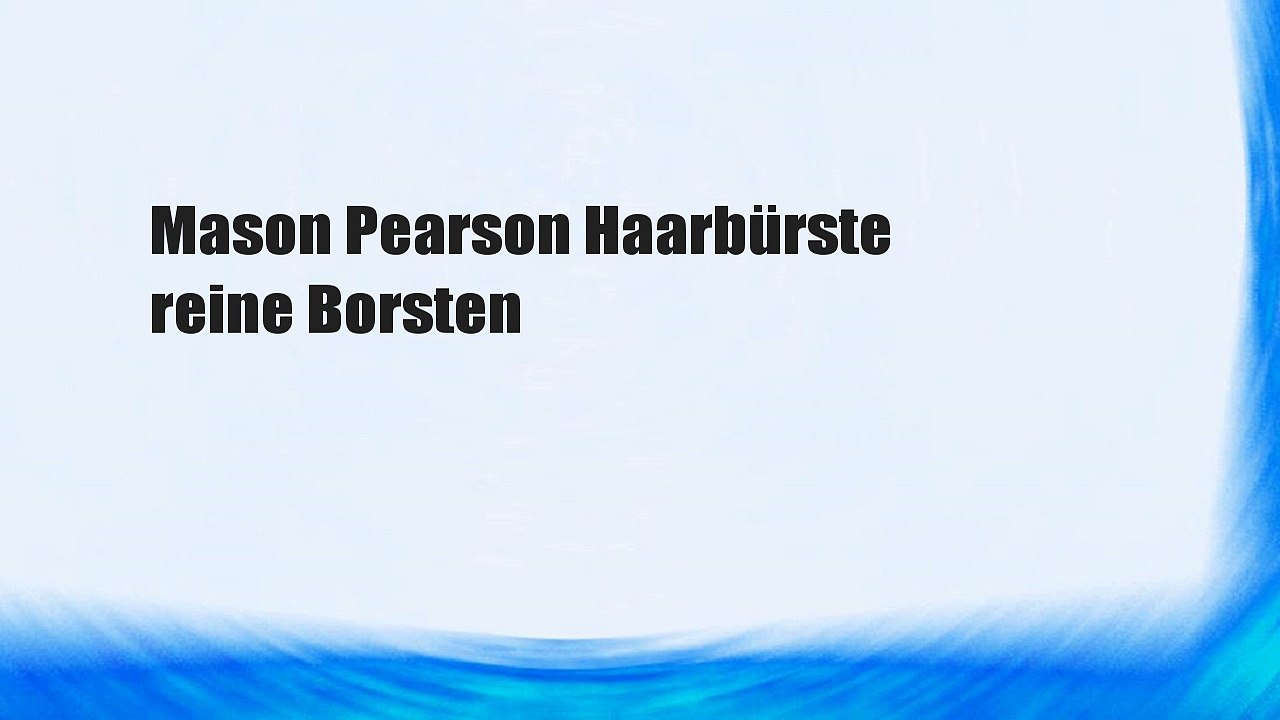 Mason Pearson Haarbürste reine Borsten