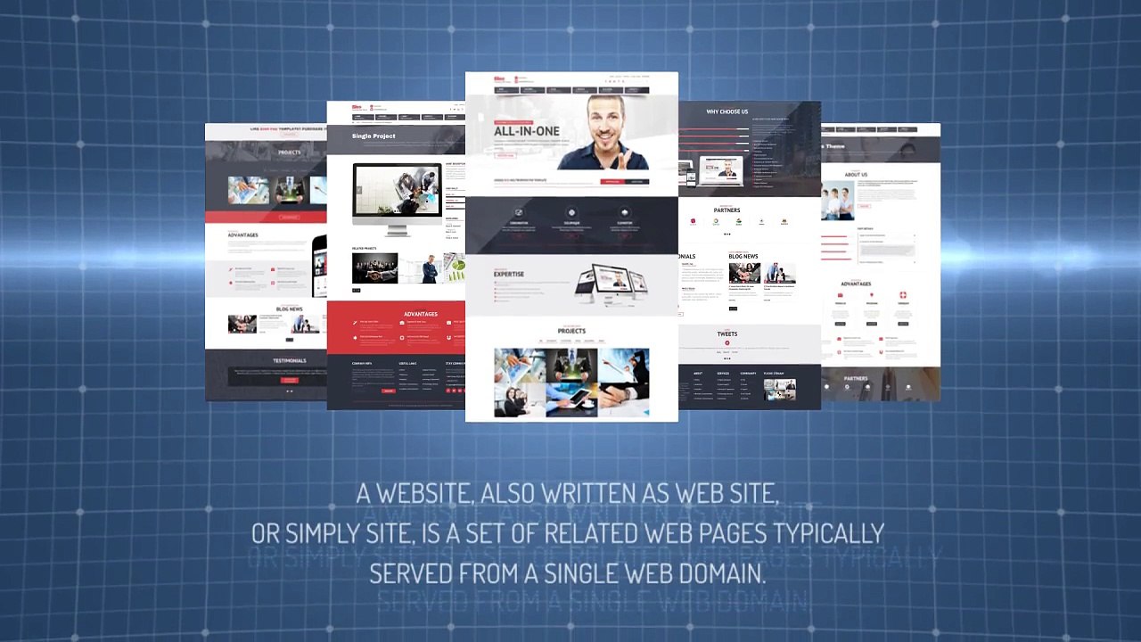 After Effects Project Files - Hi-Tech Website Presentation - VideoHive 9370372