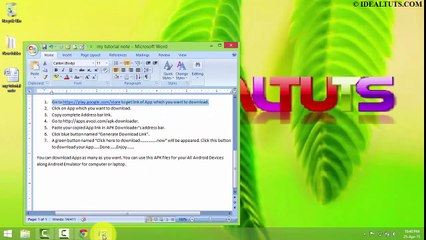 Download Google Play Android Apps to your Computer