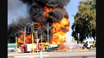 Maddington Woolworths Petrol/Gas Station Tanker Fire