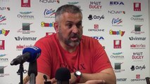 Rugby Top 14 - Christophe Urios réagit après Oyonnax - Racing Metro (2e partie)