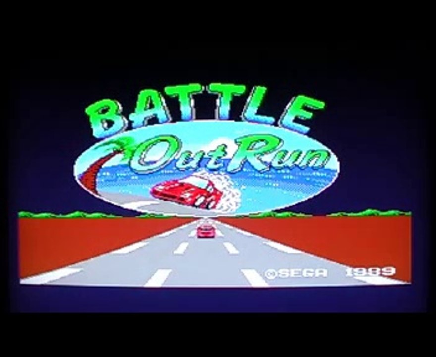 Videotest Battle out run (Master system)