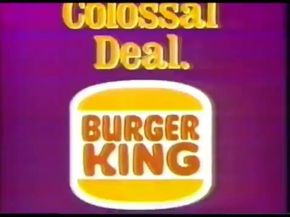 Burger King Commercial 1983