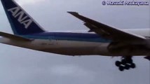 Crosswind Landing - by All Nippon Airways (ANA) Boeing 777-200ER 【JA717A】
