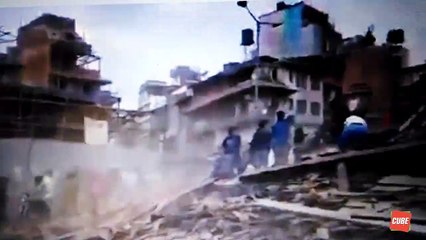 Nepal Earthquake Disaster Live Footage