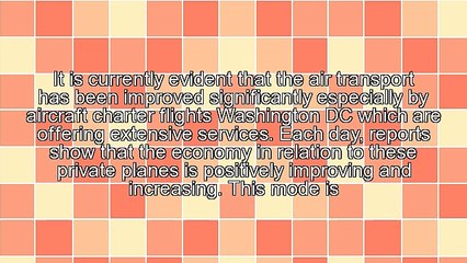 Aircraft Charter Flights Washington DC