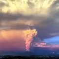 Timelapse de l'eruption du volcan au Chili
