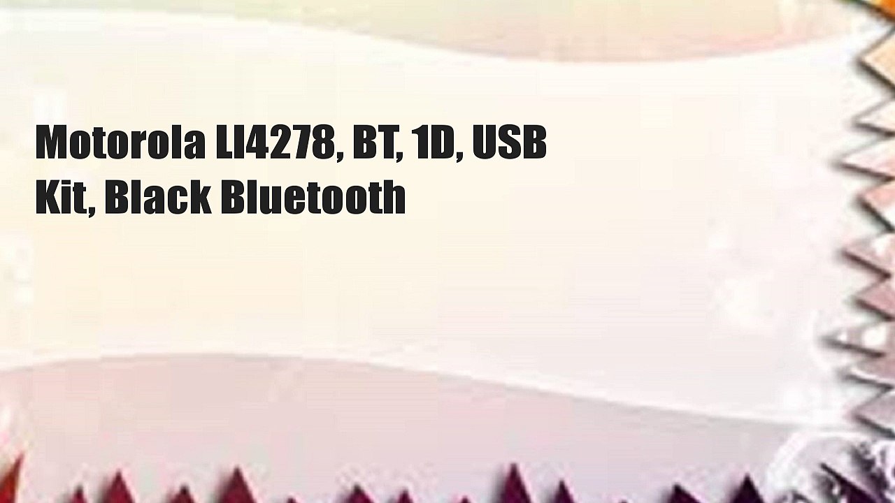 Motorola LI4278, BT, 1D, USB Kit, Black Bluetooth
