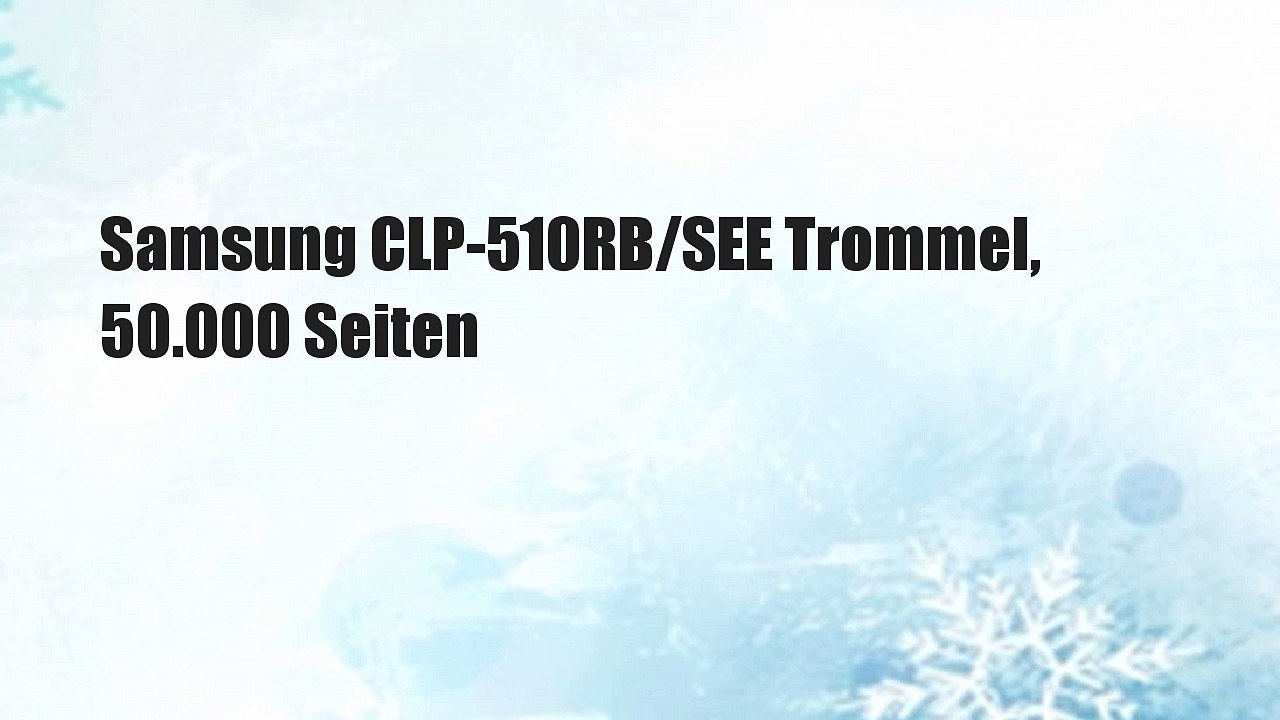 Samsung CLP-510RB/SEE Trommel, 50.000 Seiten