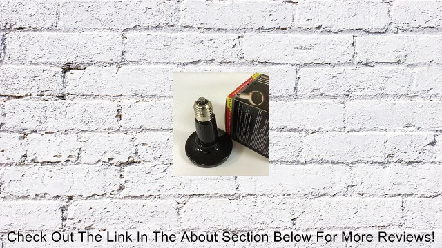 Emitter Heat Lamp Grow Plant Lamp Zoo Turtle Pet Reptile Heater 100W Watts (black) Review