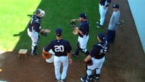 New York Yankees catchers practice catching drills - Spring Training 2011