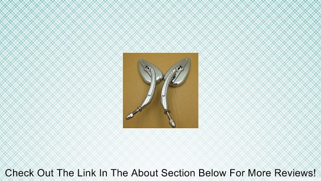 Motorcycle Skull Flame Side Mirrors for 1984-2014 universal to Springer Softail FXSTS most Harley bike chrome Review