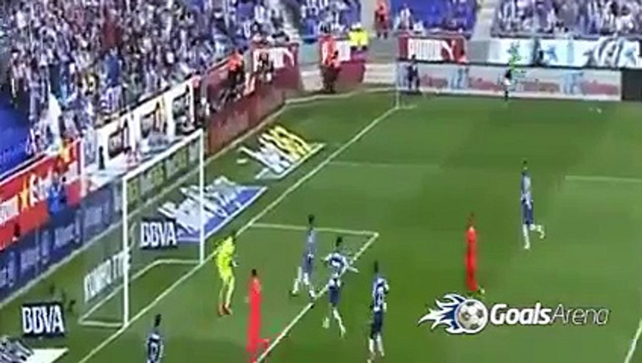 Цели Барселоны и Эспаньола матча 2-0