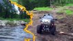 RC ADVENTURES -  SCALE RC TRUCKS # 3 - Mud, Forest,  & Water Trails!  Tamiya Toyota Tundra 4X4