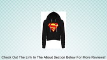 Oops Outlet Women's Superman Fleece Long Sleeve Cropped Hooded Sweatshirt Review
