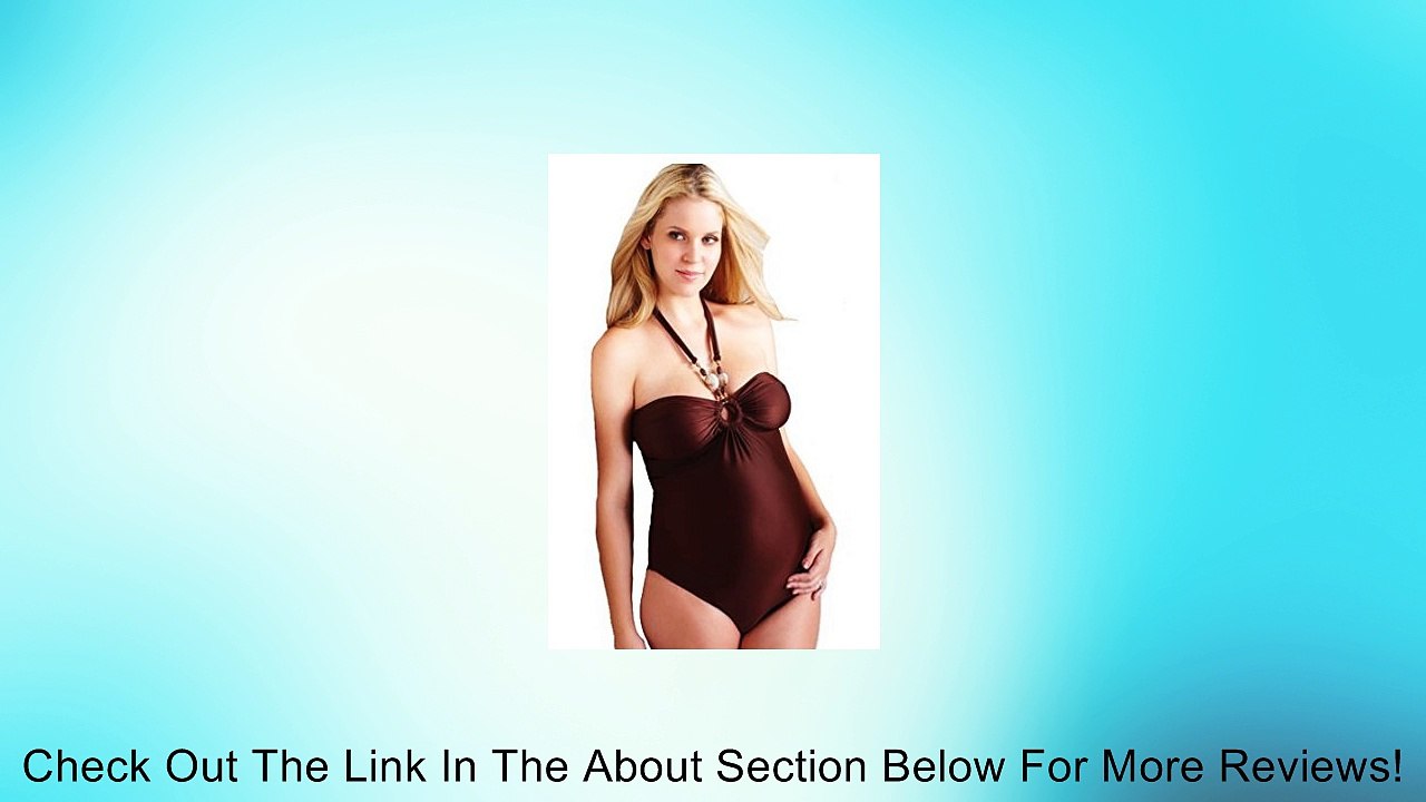 Maternal America Martha Maternity Halter Bandeau Swimsuit Review