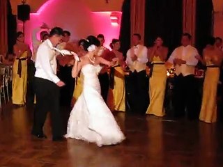 BEST WEDDING DANCE EVER!!!  Surprise First Dance: You're the one that I want!