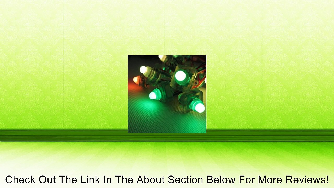 Led World 50PCS WS2801 Full Color Diffused RGB LED Pixel Square 12mm IP68 Waterproof 5V Review