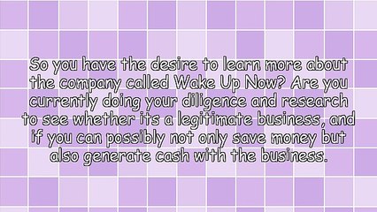 Wake Up Now - Is The Next Google Of Network Marketing.