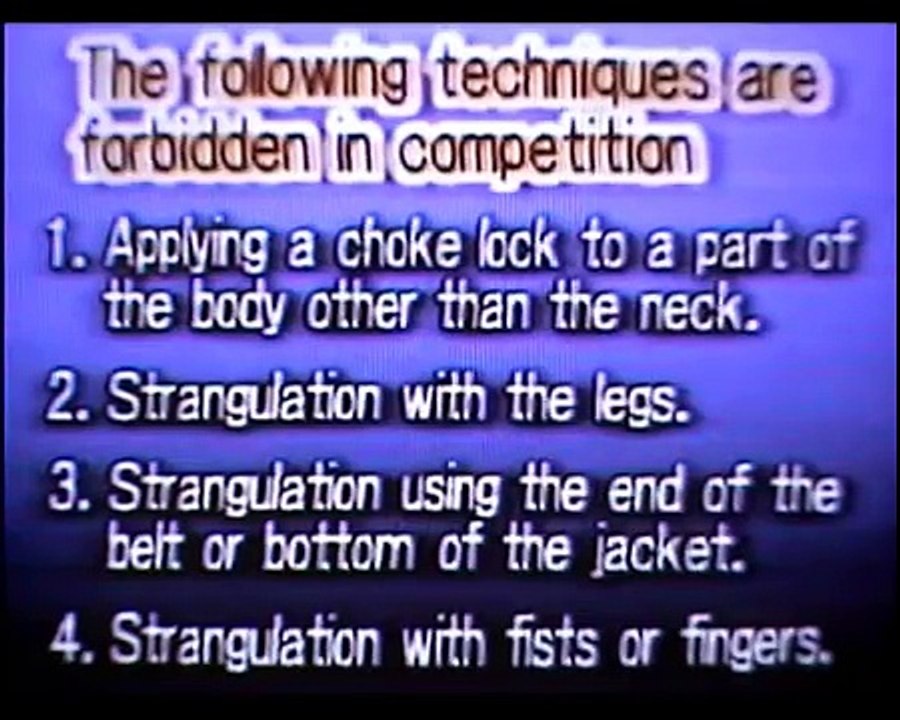 SIME-WAZA (Técnicas de estrangulación). Judo