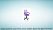 Color-Furniture Modern Fashion Design Office/computer Chair Nylon Base with Dual Wheel Carpet Casters for Home Office (Purple) Review