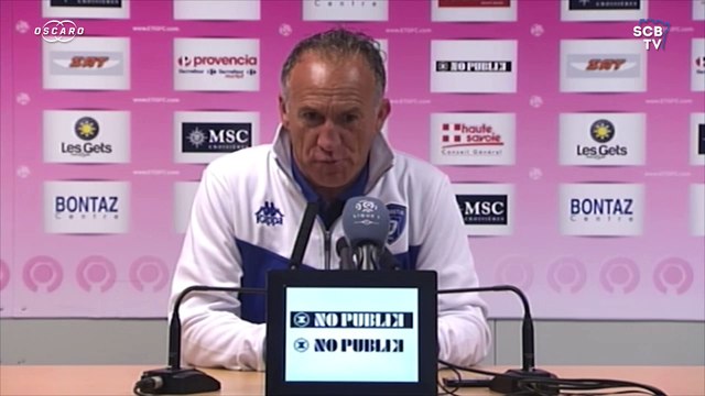 Evian 1-2 Bastia : Conf. d'après-match de G. Printant