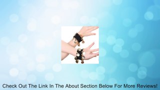 Belly Dance Arm Ankle Cuff Wrist Bracelet, 1.9cm Golden Coins (Black) Review