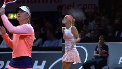 Stuttgart - Kerber y Wozniacki a la final