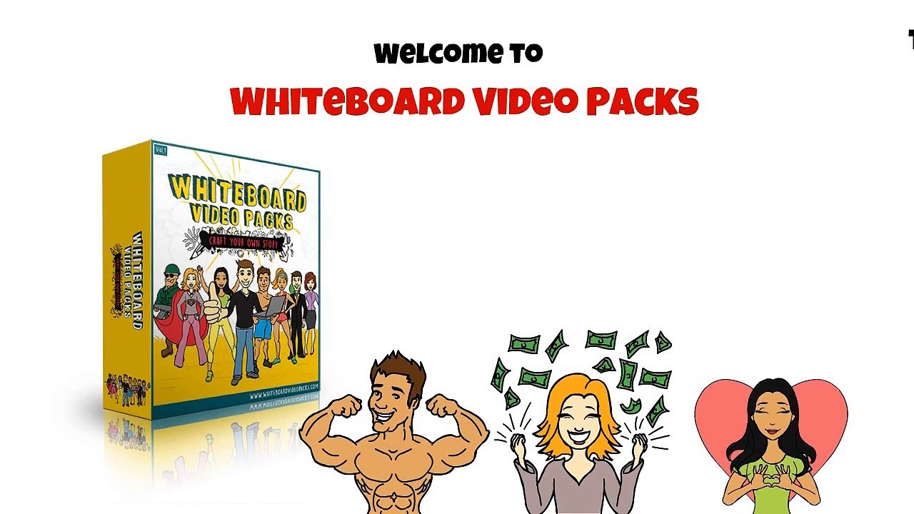 Whiteboard Video Packs Review - 80% DISCOUNT & $5000 BONUS