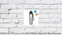 Best Sports and Fitness Water Bottle | 18oz | Eco-friendly | Perfect for Running, Gym, Yoga, Tennis, Outdoors | Durable & Impact Resistant | Narrow Mouth, Air Hole for Fast Water Flow | 1-Click Easy Opening | Dust and Leak-proof Design | With Carry Strap