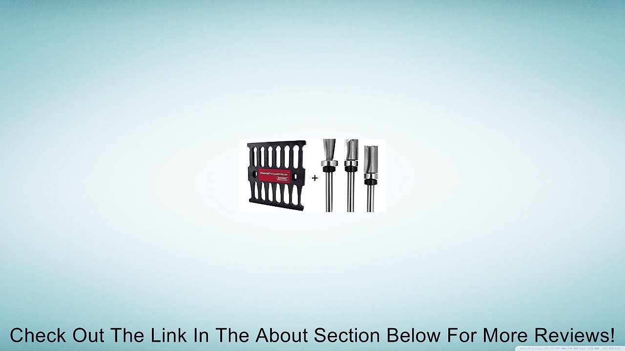 Milescraft 1218-R Dovetail Fingerjoint Template Master Now with 3 router bits and instructional DVD Review