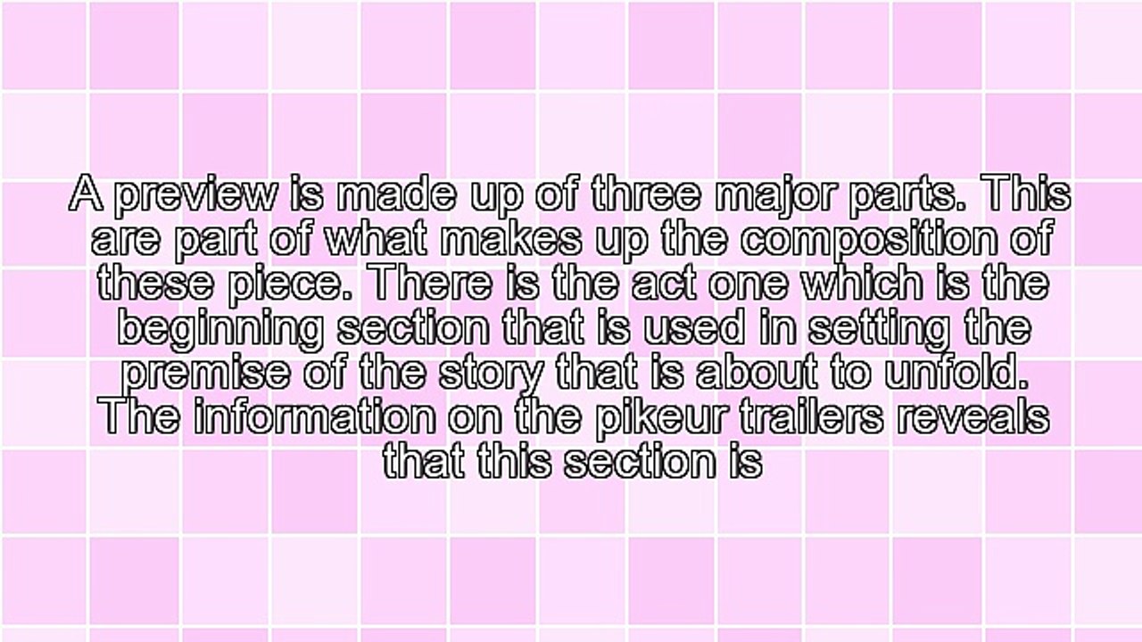 A Research On The Pikeur Trailers