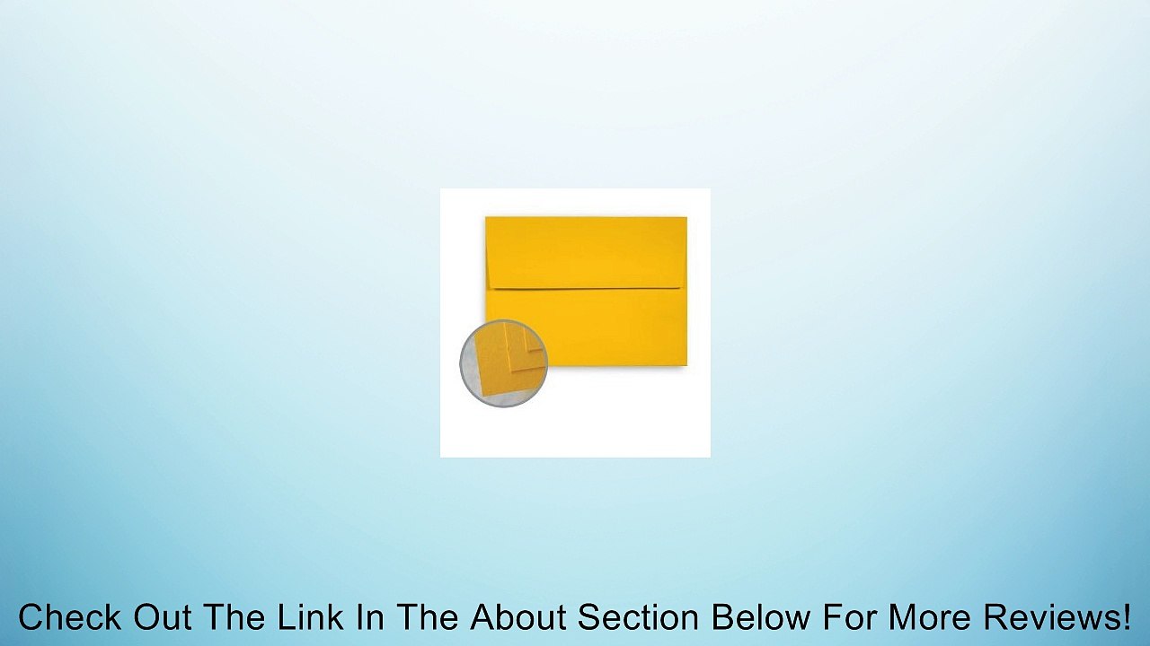 A7 Envelopes - Gold - 5 1/4 X 7 1/4 (For 5x7 Cards) (Pack of 25) Review