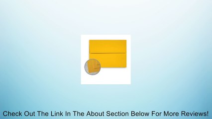 A7 Envelopes - Gold - 5 1/4 X 7 1/4 (For 5x7 Cards) (Pack of 25) Review