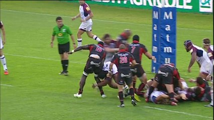 TOP14 - Lyon - Bordeaux: Essai Enrico Januarie (LYO) - J23 - Saison 2014/2015