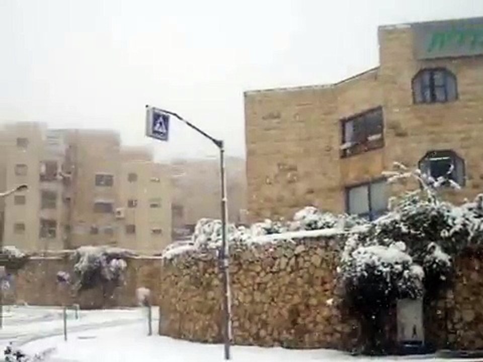 Snow, 2013, in Israel, Jerusalem שלג 2013 ישראל ,ירושלים !!! Just For Laughs