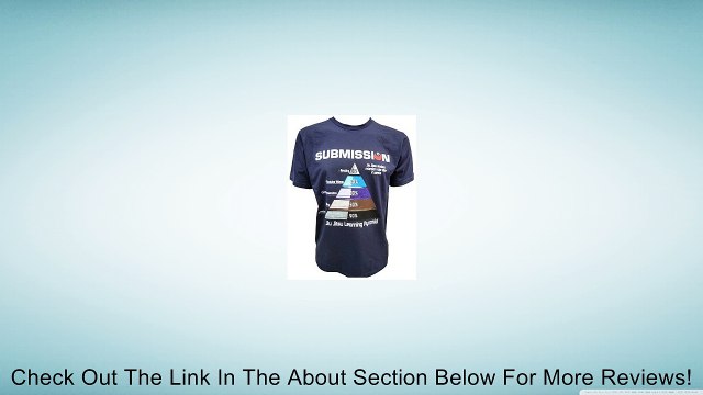 Submission Jiu Jitsu Learning Pyramid Organic T-Shirt BJJ MMA Review