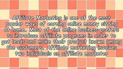 Affiliate Marketing For The Beginners