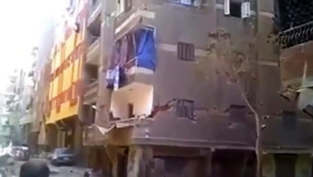 5 stories building collapses in Nepal Earthquake