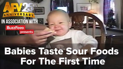Babies Taste Sour Foods For The First Time