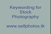 Keywording your Photos for Stock Photography
