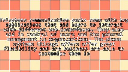 Features Of Phone Systems Chicago Offers
